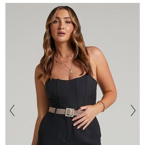 Showpo Katarina Strapless Corset Bustier Top